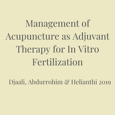 Acupuncture Studies on IVF and Fertility Have Found
